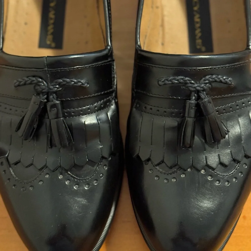 Stacy Adams Black Leather Men's Dress Shoes